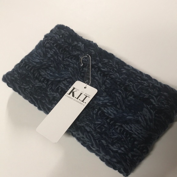 Headband navy blue NWT fleece - Picture 1 of 8